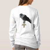 Edgar Allan Poe is de Raven T-shirt (Achterkant)