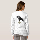 Edgar Allan Poe is de Raven T-shirt (Achterkant volledig)