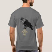 Edgar Allan Poe is de Raven T-shirt (Achterkant)