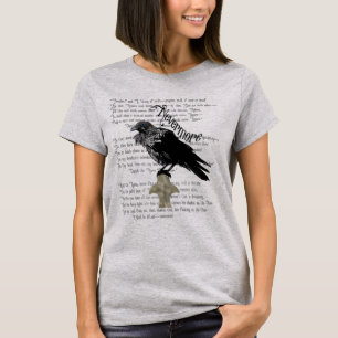 Edgar Allan Poe is de Raven T-shirt