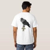 Edgar Allan Poe is de Raven T-shirt (Achterkant volledig)