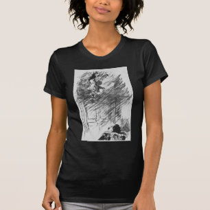 Edgar Allan Poe is de raven van Edouard Manet T-shirt