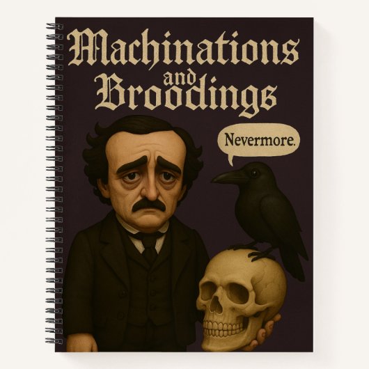 Edgar Allan Poe Journaal Notitieboek (Voorkant)