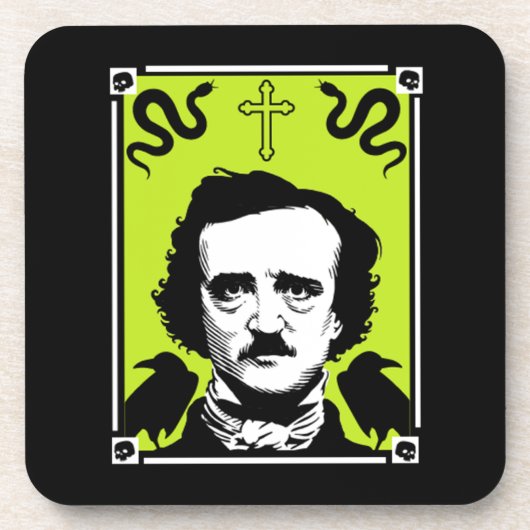 Edgar Allan Poe Jubileum 19 januari Bier Onderzetter (Voorkant)