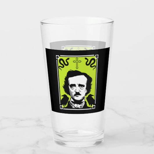 Edgar Allan Poe Jubileum 19 januari Glas (Achterkant)