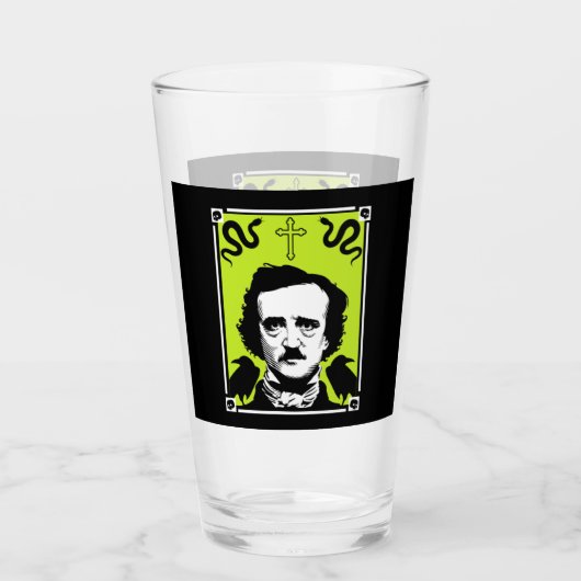 Edgar Allan Poe Jubileum 19 januari Glas (Voorkant)