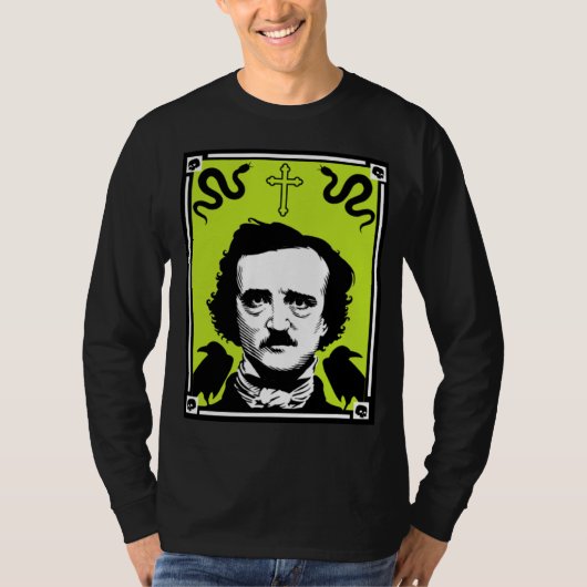Edgar Allan Poe Jubileum 19 januari T-shirt (Voorkant)