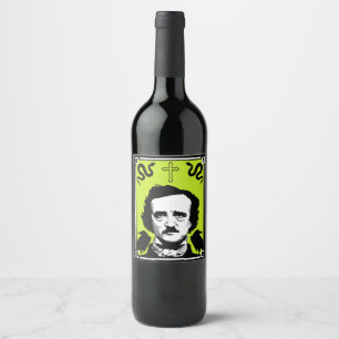 Edgar Allan Poe Jubileum 19 januari Wijn Etiket