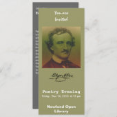 Edgar Allan Poe Kaart (Voorkant / Achterkant)