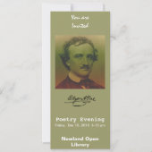 Edgar Allan Poe Kaart (Voorkant)