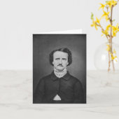 Edgar Allan Poe Kaart (Gele Bloem)