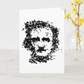 Edgar Allan Poe Kaart (Gele Bloem)