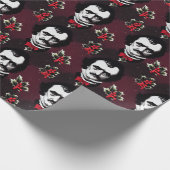Edgar Allan Poe kerstinpakpapier 2 Cadeaupapier (Hoek)
