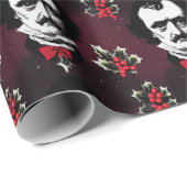 Edgar Allan Poe kerstinpakpapier 2 Cadeaupapier (Rol Hoek)