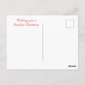 Edgar Allan Poe-kerstkaart Pet Snowflake Briefkaart (Achterkant)