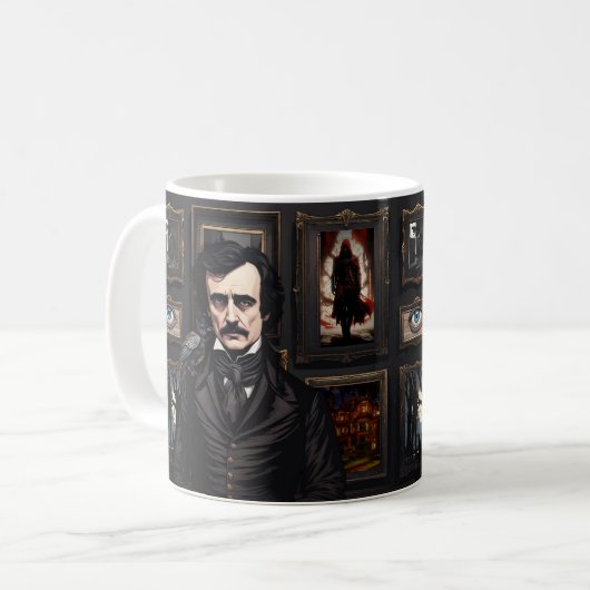 Edgar Allan Poe Koffiemok (Voorkant links)