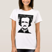 Edgar Allan Poe "Live Poe-tical" T-Shirt (Voorkant)