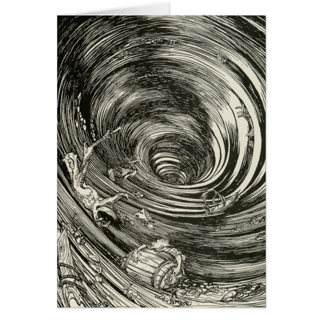 Edgar Allan Poe Maelstrom illus door Rackham (Voorkant)