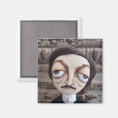 Edgar Allan Poe Magnet (Voorkant / Achterkant)