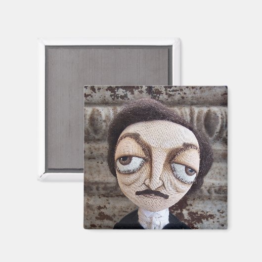 Edgar Allan Poe Magnet (Voorkant / Achterkant)
