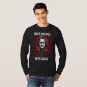Edgar Allan Poe Make America Goth Again T-shirt (Voorkant volledig)
