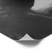 Edgar Allan Poe met De Zwarte Kat Poster (Hoek)