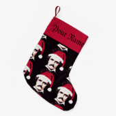 Edgar Allan Poe met Kerstmis stoppen Kleine Kerstsok (Voorkant (Hangend))