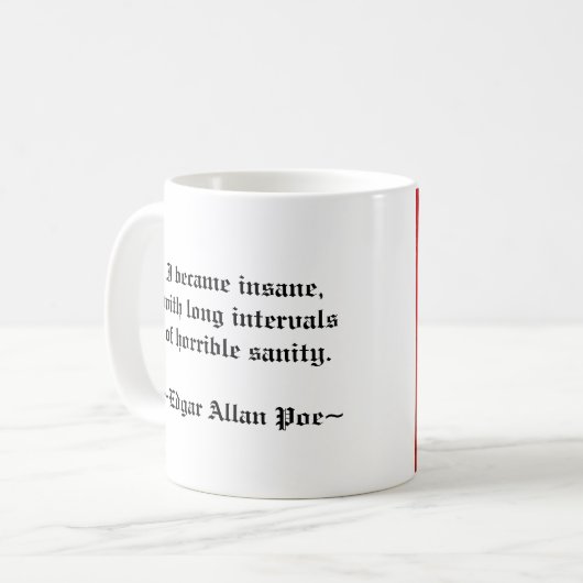 Edgar Allan Poe Mok (Voorkant links)