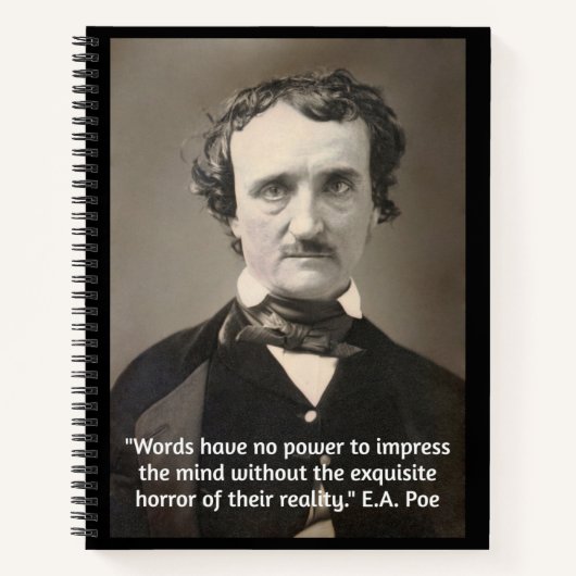 Edgar Allan Poe  Notitieboek (Voorkant)