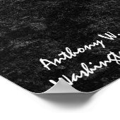 Edgar Allan Poe Oil Painting Poster (Hoek)