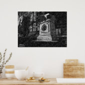 Edgar Allan Poe Oil Painting Poster (Keuken)