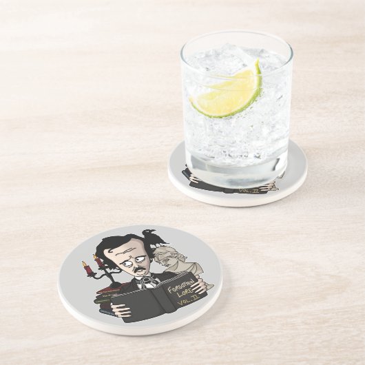 Edgar Allan Poe' Onderzetter (Zijkant)