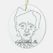 Edgar Allan Poe Ornament (Links)