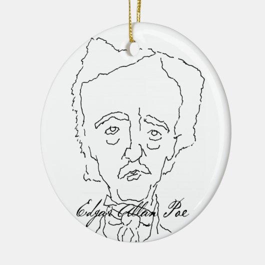 Edgar Allan Poe Ornament (Links)
