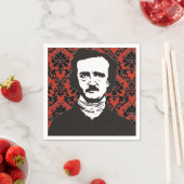 Edgar Allan Poe Paper Napkin Servet (Insitu)