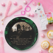 Edgar Allan Poe Papieren Bordje (Feest)