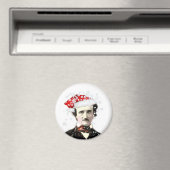 Edgar Allan Poe Pet Snowflake Magneet (Insitu (Vaatwasser))