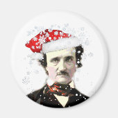 Edgar Allan Poe Pet Snowflake Magneet (Voorkant)