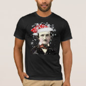Edgar Allan Poe Pet Snowflake T-shirt (Voorkant)