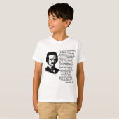 Edgar Allan Poe Poem ALONE T-shirt (Voorkant volledig)