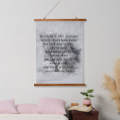 Edgar Allan Poe Poem Donkere Gothic Halloween Hangend Wandkleed (Slaapkamer)