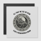 Edgar Allan Poe Poet Author Dream Raven Medallion (Voorkant / Achterkant)