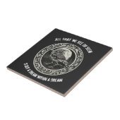 Edgar Allan Poe Poet Author Dream Raven Medallion Tegeltje (Zijkant)