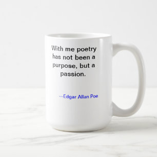 Edgar Allan Poe Poetry Mok