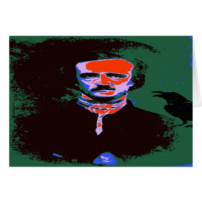 Edgar Allan Poe Pop Art (Voorkant Horizontaal)
