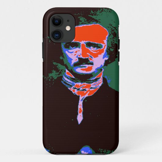 Edgar Allan Poe Pop Art Case-Mate iPhone Case (Achterkant)