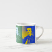 Edgar Allan Poe Pop Art Espresso Mok (Rechts)