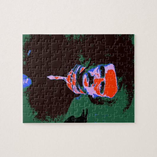 Edgar Allan Poe Pop Art Legpuzzel (Horizontaal)