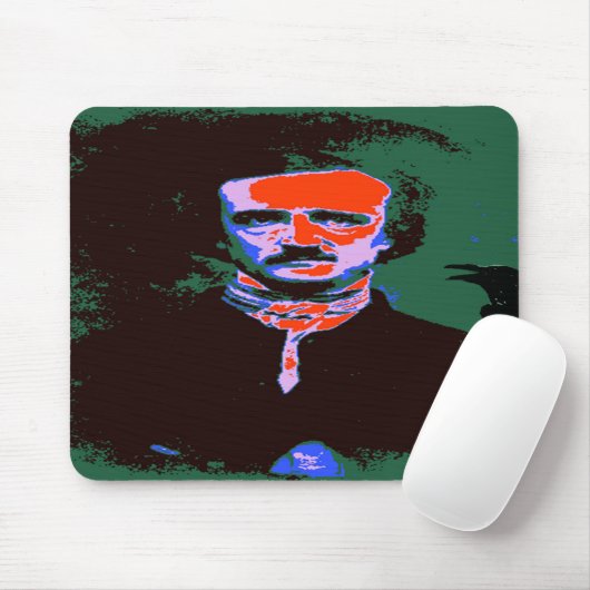 Edgar Allan Poe Pop Art Muismat (Met muis)