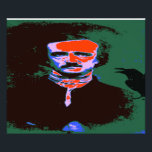Edgar Allan Poe Pop Art Portret Foto Afdruk<br><div class="desc">Edgar Allan Poe was een Amerikaanse schrijver. Hij is het best bekend om zijn korte verhalen,  in het bijzonder zijn verhalen over mysterie en de macabere.</div>